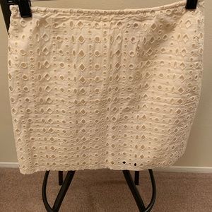 Cream skirt, super cute on